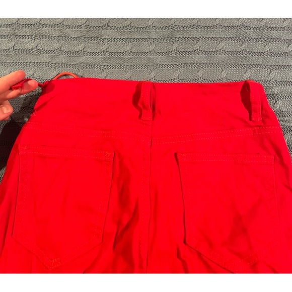 EDIKTED Bright Red Wide Leg Pants 
- S - Picture 7 of 9